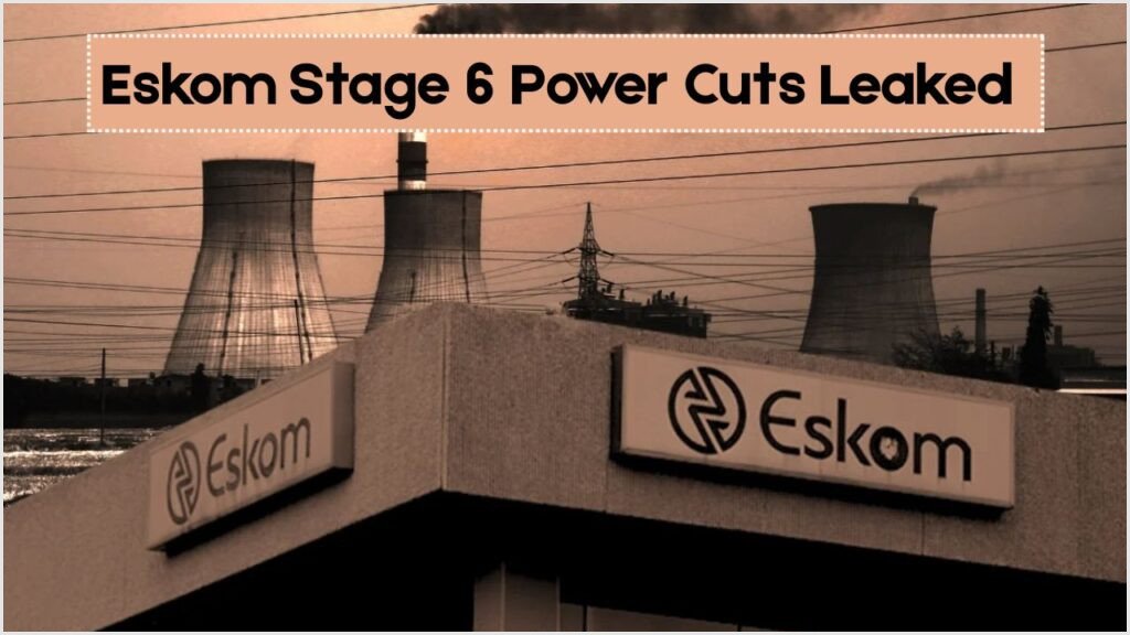 Eskom Stage 6 Power Cut