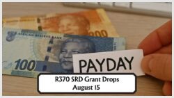 R370 SRD Grant Payout Set for August 15 – Submit This SASSA Form Now to Be First in Line for Payment!