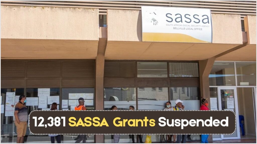 SASSA Grants Suspended