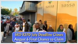 Don’t Miss the August 6 Deadline: Claim Your SRD R370 July Payout Now!