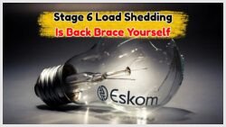 Stage 6 Load Shedding Hits South Africa Again on August 9 – Brace Yourself for Daily Blackouts!