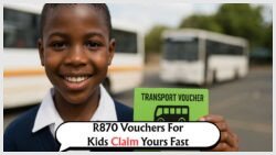Hurry! Claim Your R870 Free Transport Vouchers for Schoolchildren Before the August Deadline
