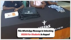 August Shock: NSFAS Hack Unleashes R5,200 in Minutes via Viral WhatsApp Trick Among Students